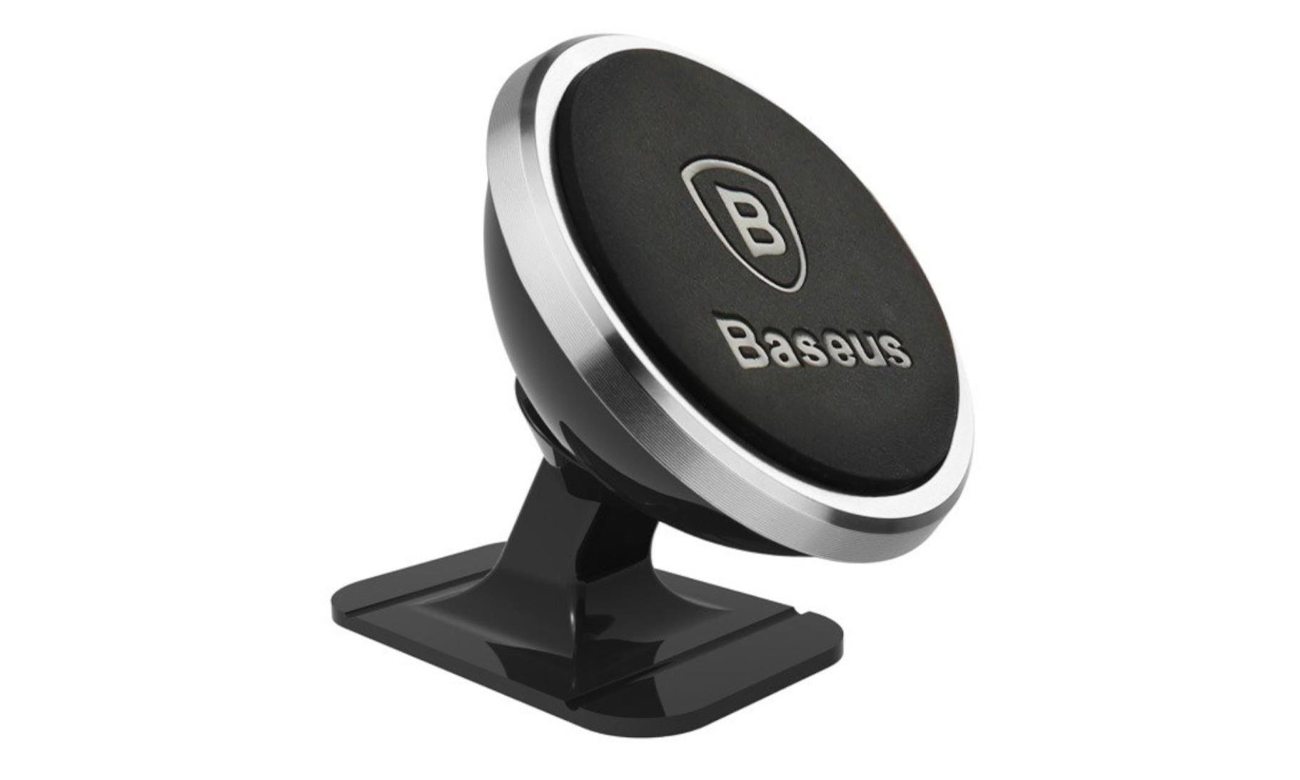 Baseus 360° Adjustable Magnetic Phone Mount Silver