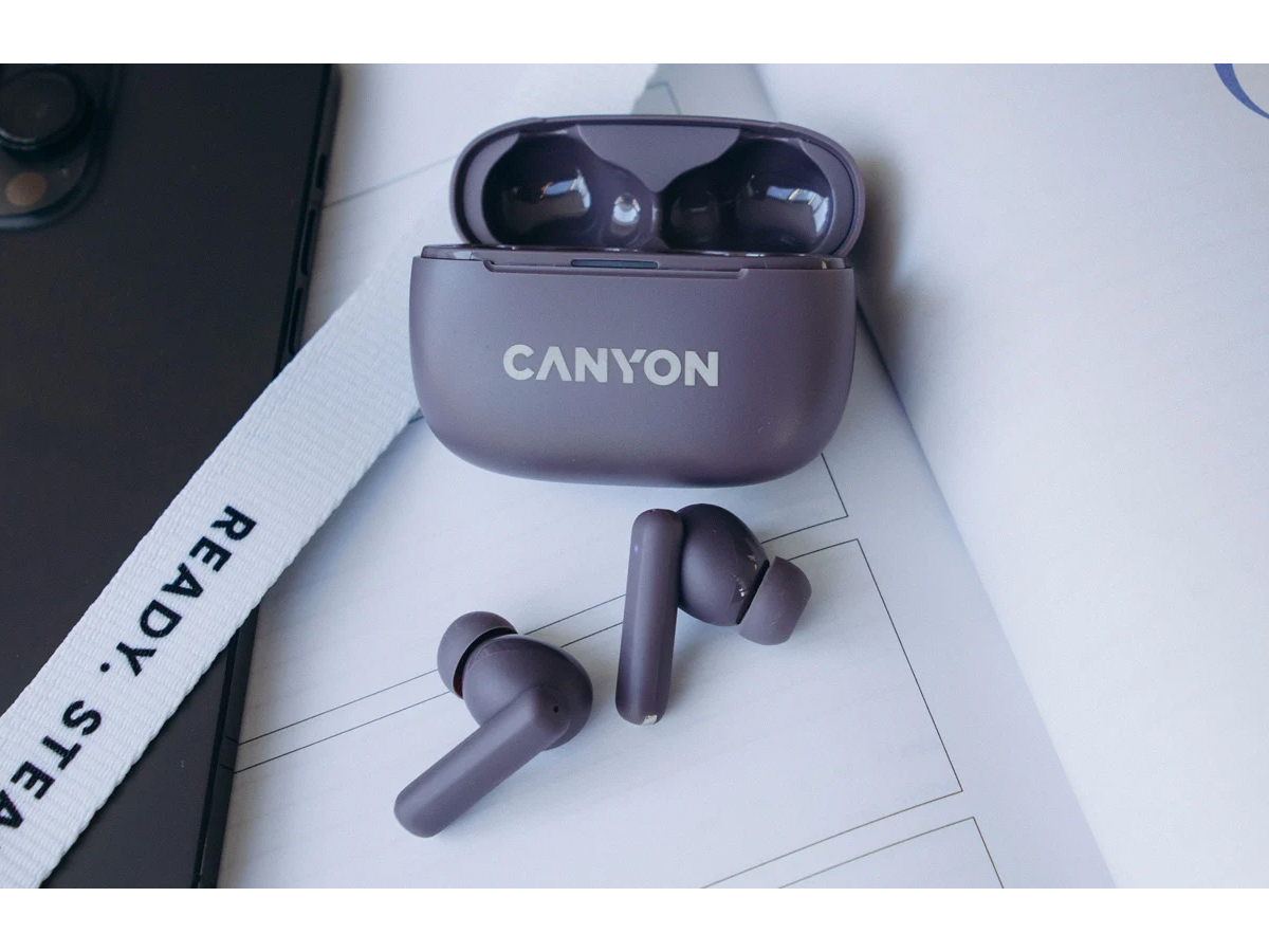 CANYON OnGo TWS-10 Kabellose In-Ear-Kopfhörer Lila