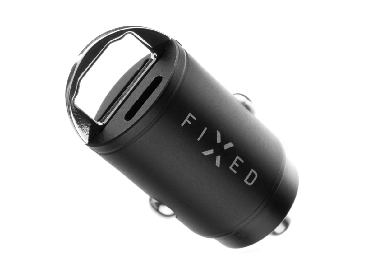 Auto-Ladegerät FIXED USB-C/USB Car Charger 30W Schwarz