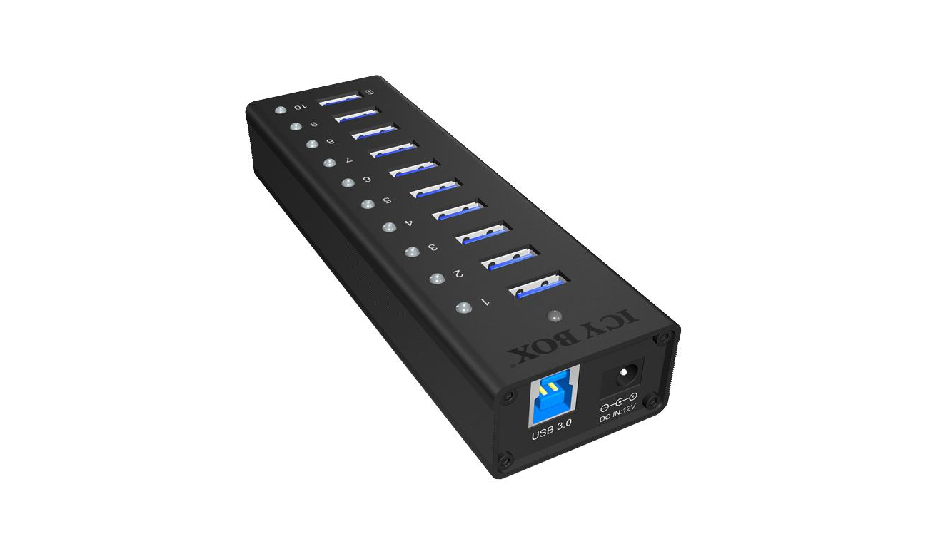 ICY BOX HUB USB 3.0 - 10x USB 3.0