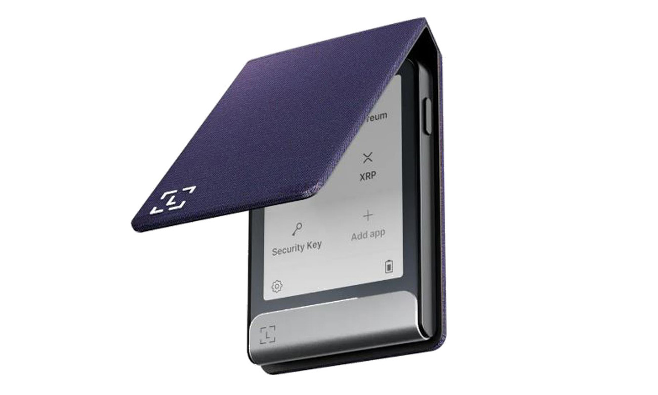 Ledger Magnet Folio Etui für Flex Wallet in Party Aubergine