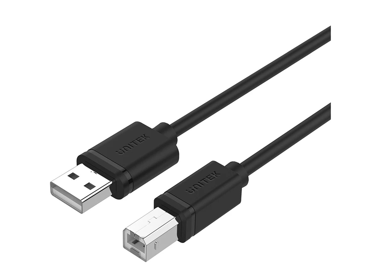 Unitek Kabel USB 2.0 - USB-B 2 m (für Drucker)