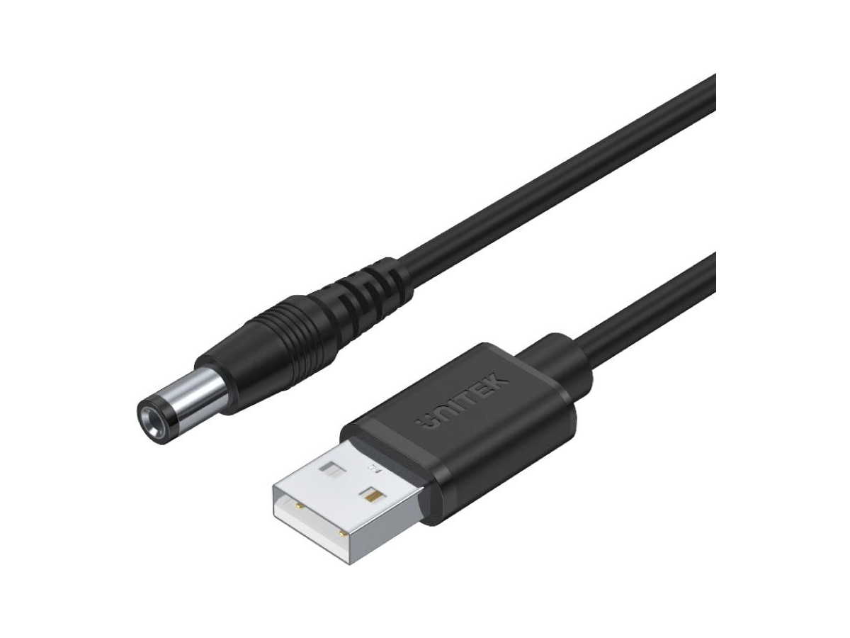 Unitek Stromkabel USB – DC 5,5/2,5 mm 5 V Stecker