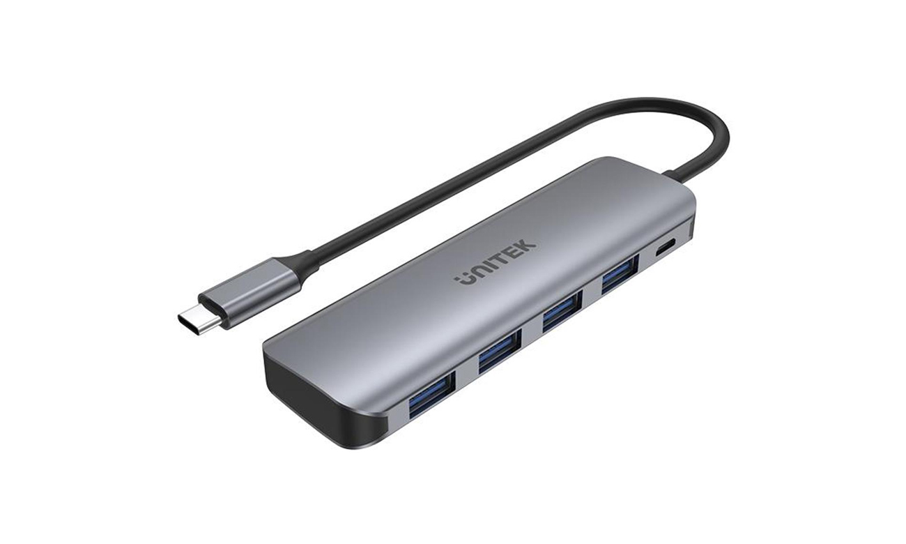 Unitek HUB USB-C - 4x USB 3.1, micro USB